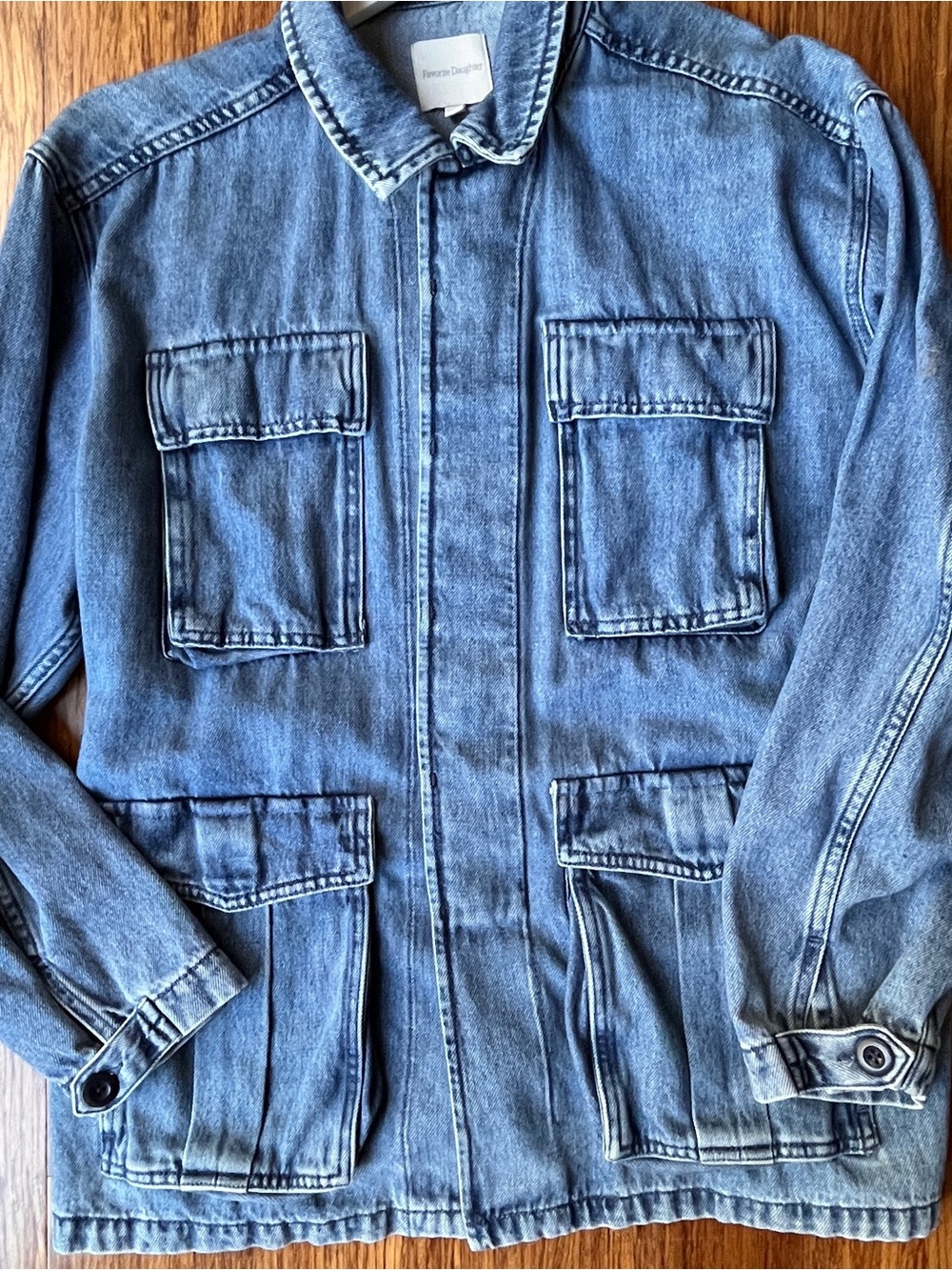 Favorite Daughter Carly Cargo Jacket Sz Medium